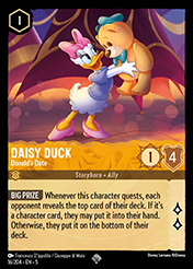 Daisy Duck Shimmering Skies Card List