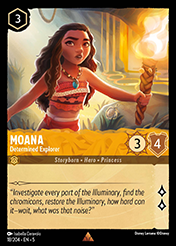 Moana Shimmering Skies Card List