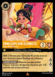 Vanellope von Schweetz Shimmering Skies Card List
