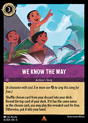 We Know the Way