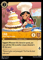 Lilo Shimmering Skies Card List