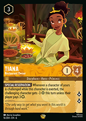 Tiana Azurite Sea Card List