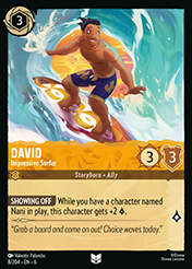 David Azurite Sea Card List