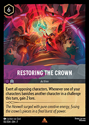 Restoring the Crown