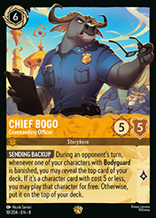 Chief Bogo Reign of Jafar Card List