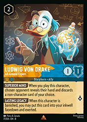 Ludwig Von Drake Reign of Jafar Card List