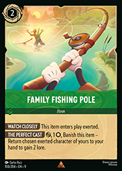 Family Fishing Pole Fabled Card List