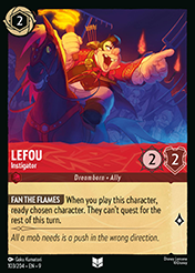 LeFou Fabled Card List