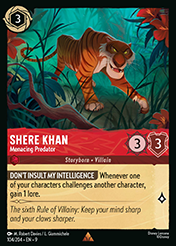 Shere Khan Fabled Card List