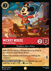 Mickey Mouse Fabled Card List