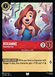 Roxanne Fabled Card List