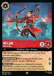 Mulan Fabled Card List