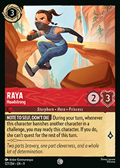 Raya Fabled Card List