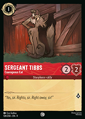 Sergeant Tibbs Fabled Card List