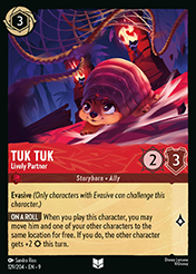 Tuk Tuk Fabled Card List