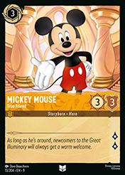 Mickey Mouse Fabled Card List
