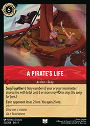 A Pirate’s Life Fabled Card List