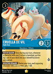 Cruella De Vil Fabled Card List