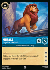 Mufasa Fabled Card List