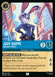 Judy Hopps Fabled Card List