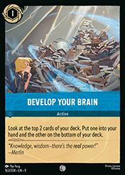 Develop Your Brain Fabled Card List