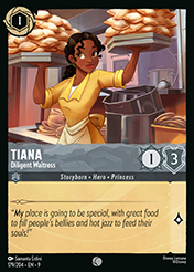 Tiana Fabled Card List