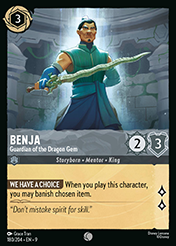 Benja Fabled Card List