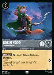 Robin Hood Fabled Card List