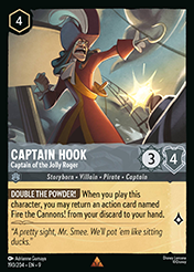 Captain Hook Fabled Card List