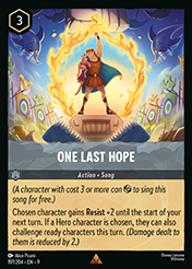 One Last Hope Fabled Card List