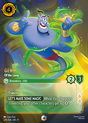 Genie Fabled Card List
