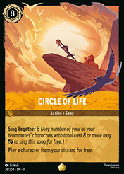 Circle of Life Fabled Card List