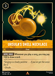 Ursula’s Shell Necklace Fabled Card List