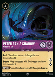 Peter Pan's Shadow Fabled Card List