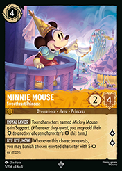 Minnie Mouse Fabled Card List