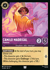 Camilo Madrigal Fabled Card List
