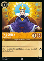The Queen Fabled Card List