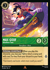 Max Goof Fabled Card List