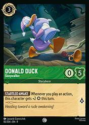 Donald Duck Fabled Card List