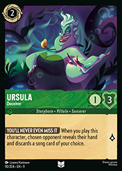 Ursula Fabled Card List