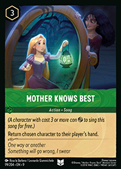 Mother Knows Best Fabled Card List