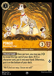 Pongo Into The Inklands Card List