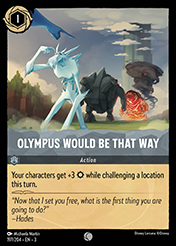 Olympus Would Be That Way