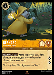 Bernard Into The Inklands Card List
