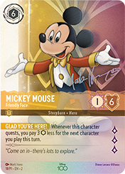Mickey Mouse Lorcana Promos Card List