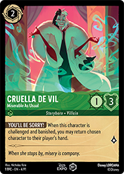 Cruella De Vil Lorcana Promos Card List