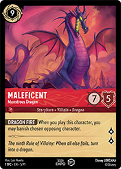 Maleficent Lorcana Promos Card List