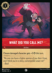 What Did You Call Me?