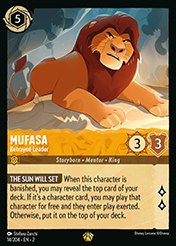 Mufasa Rise of The Floodborn Card List