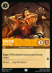 Gaston Rise of The Floodborn Card List